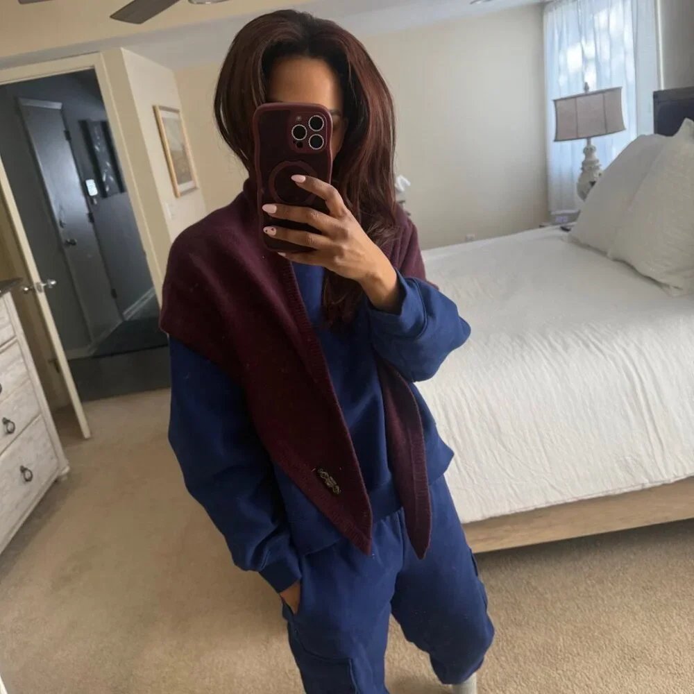 Aritzia Byron Blue Sweatfleece Set - Picture 5 of 12